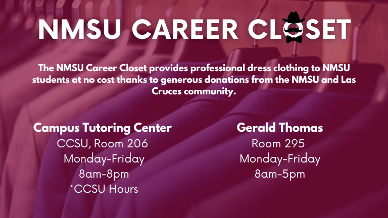 Career Closet Info